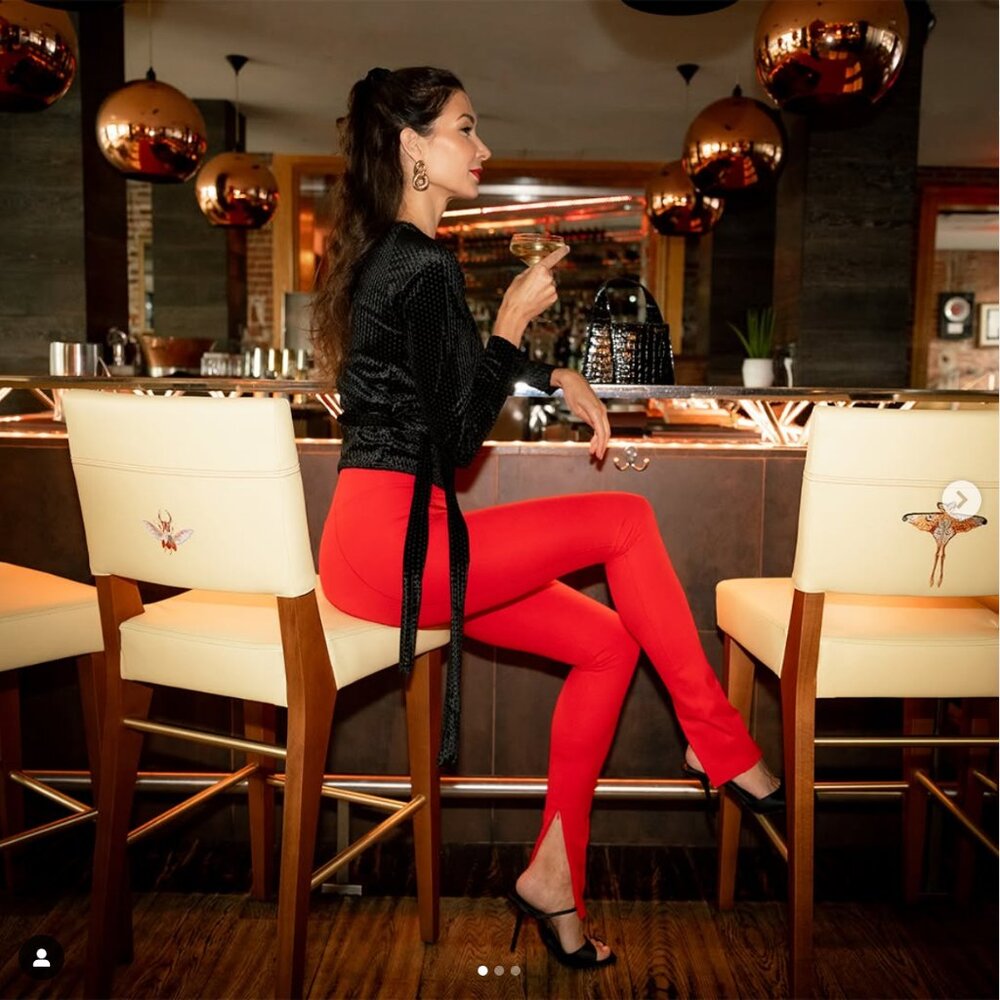 KADA Limitless The Pant in Cherry